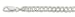 Sterling Silver Baby-Size Charm Bracelet, Lobster Clasp, 6 in long, 4.5mm
