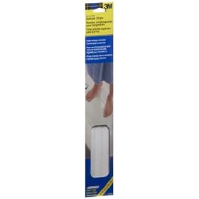 Click here to buy 3M #7645 7PK White Bathtub Strips by 3M COMPANY.