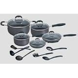 16 Piece Hard Anodized Cookware Set by 