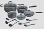 16 Piece Hard Anodized Cookware Set
