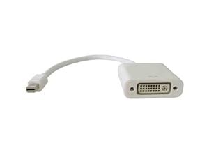 Mini DisplayPort to DVI Adapter for Apple MacBook, MacBook Pro or MacBook Air with a Mini DisplayPort to conventional DVI displays such as CRT, LCD monitors and projectors Mini DisplayPort to DVI Adapter for Apple MacBook, MacBook Pro or MacBook Air with a Mini DisplayPort to conventional DVI displays such as CRT, LCD monitors and projectors