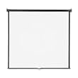 Quartet&reg; Wall or Ceiling Projection Screen, 70 x 70, White Matte, Black Matte Casing