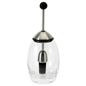 Click here to buy Basting Jar - with Silicone Brush by Steel-Function.
