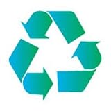 RECYCLE SYMBOL Temporary Tattoo 2x2