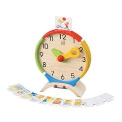 Childrens Toyshop  Toys : PLAN TOYS WOODEN ACTIVITY CLOCK