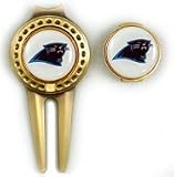 Carolina Panthers Hat Clip and Divot Tool Combo