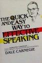 Books : The quick and easy way to effective speaking