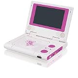 Starlite Fashion Portable 7 Inch DVD Player - Pink and White