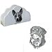Rottweiler Napkin Holder, Porcelain by Rosalinde