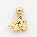 14K Houston Astros Baseball Cap Post Dangle Earrings