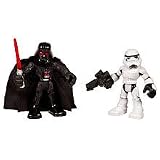 Star Wars 2011 Playskool Jedi Force Mini Figure 2Pack Darth Vader Storm TrooperIMAGE
