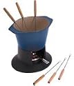 Le Creuset Cast Iron Gourmand Fondue Set, Graded Blue