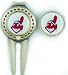 Cleveland Indians Hat Clip Marker & Divot Tool