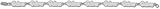 Florida Gators Solid Sterling Silver ''GATORS'' Bracelet 7 1/4''