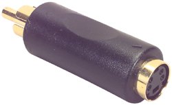 Electronics: DAYTON SVC1 S VIDEO JACK TO RCA PLUG CONVERTER