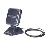 D-Link ANT24-0600 Indoor Antenne, 6 dBi, IEEE 802.11b/g, RP-SMA Buchse, 1,5m Kabel Wireless LAN