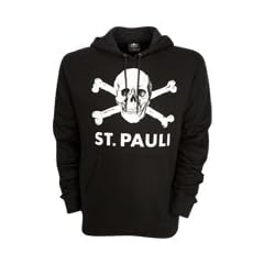 St. Pauli Kapuzensweatshirt Totenkopf