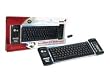 Genius LuxeMate 810 Media Cruiser - Keyboard - wireless - RF - integrated mouse, integrated remote control - USB wireless receiver - German