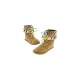 Disney Mulan, Princess Pocahontas Halloween Costume Boots Shoes for Girls, Size 7/8