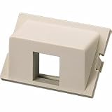 Cables To Go Angled Snap-in Module - Modular insert - white - 1 port