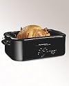 Hamilton Beach 32184 18-Quart Roaster Oven with Serving Lid and Buffet Pans, Black