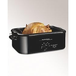 Hamilton Beach 32184 18-Quart Roaster Oven with Serving Lid and Buffet Pans, Black by Hamilton Beach