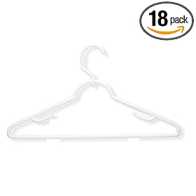Honey-Can-Do HNG-01363 52-Gram Swivel Hanger with Dress Notch, 18-Pack