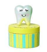 Ganz Tooth Fairy Treasure Box Yellow with Blue Stripes (1box)