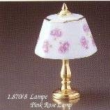 Reutter Porcelain Floral Shade Table Lamp