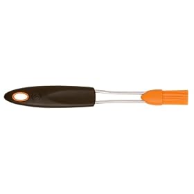 Mario Batali Silicone The Italian Kitchen Collection Pastry Brush, Persimmon by Mario Batali