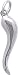 Jewelry : Italian Horn Charm by Rembrandt Charms