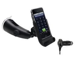 OZAKI カーウィンドウ用 iPhone3G/3GS専用ケース シガーソケットケーブル付き IH919