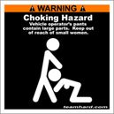 TnA Camo - Decal - Choke Hazard Warning