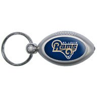 NFL Rams Football Flashlight Key ring