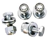 Skull Logo License Plate Hardware Kit