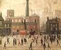 Coming Home from the Mill art print by L.S Lowry, 63cm x 76cm