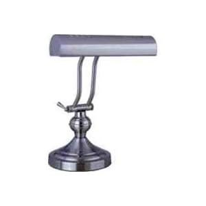 Piano Desk Lamp, Satin Nickel by Boston Harbor