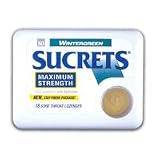 Sucrets Maximum Strength Sore Throat Lozenges, Wintergreen - 18 Each