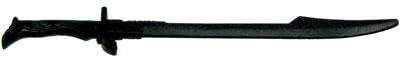 GI Joe 3 3/4 Inch LOOSE Action Figure Accessory Black Dao Sword