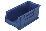 Premium Stacking Bins 11 X 24 X 10 Blue. Package of 4