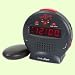 Sonic Alert SBJ525ss Sonic Bomb Jr., Black/Red