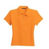 Port Authority Signature - Ladies Pima Cotton Fine Knit Sport Shirt Tangerine-XL