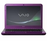 Sony VAIO(R) VPCEA36FX/V 14" Notebook PC - Glossy Purple