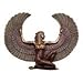 Egyptian Isis Wall Plaque, 10 &frac12;" Width, Goddess of Magic and Life, Patron Saint of Mothers, Women, and Children