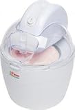 Produkt-Bild: Eismaschine Inhalt 0,6 Liter - macht herrliches Eis in nur 20 bis 30 Minuten inkl. Rezeptvorschl&auml;ge, einfach zum Reinigen
