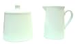 White Porcelain Sugar & Creamer Set - 4 oz
