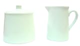 White Porcelain Sugar & Creamer Set - 4 oz