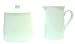 White Porcelain Sugar & Creamer Set - 4 oz