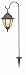 Brinkmann 822-1504-0 Victorian Shep Hook Solar Light