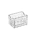 3.5" Sugar Packet Holder (24) (5258LIB)